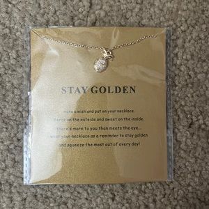 Brand New Pineapple Necklace NEVER WORN OR OPENED